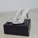 Load image into Gallery viewer, Saboti Concurs/Gala transparenti Bikini Fitness Toc 11cm